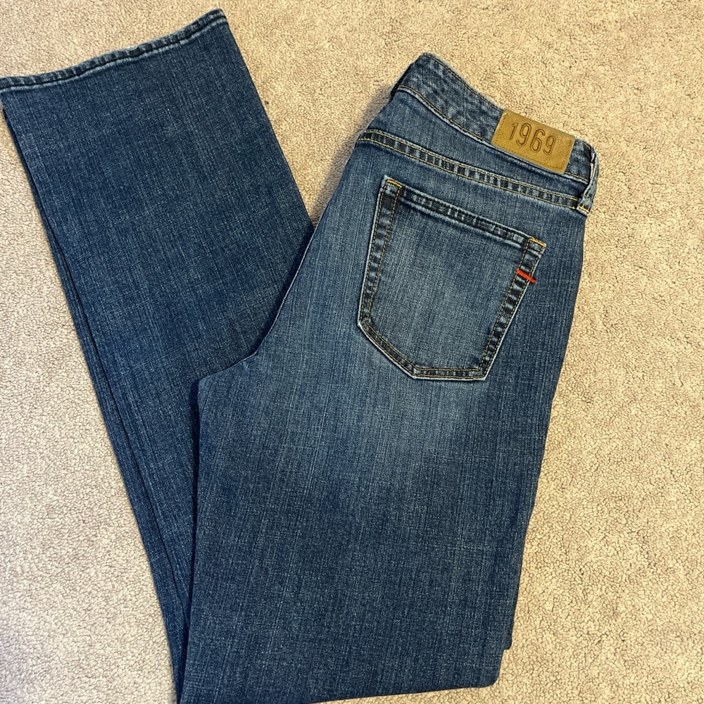 GAP 1969 Straight Leg Jeans - Deep Blue